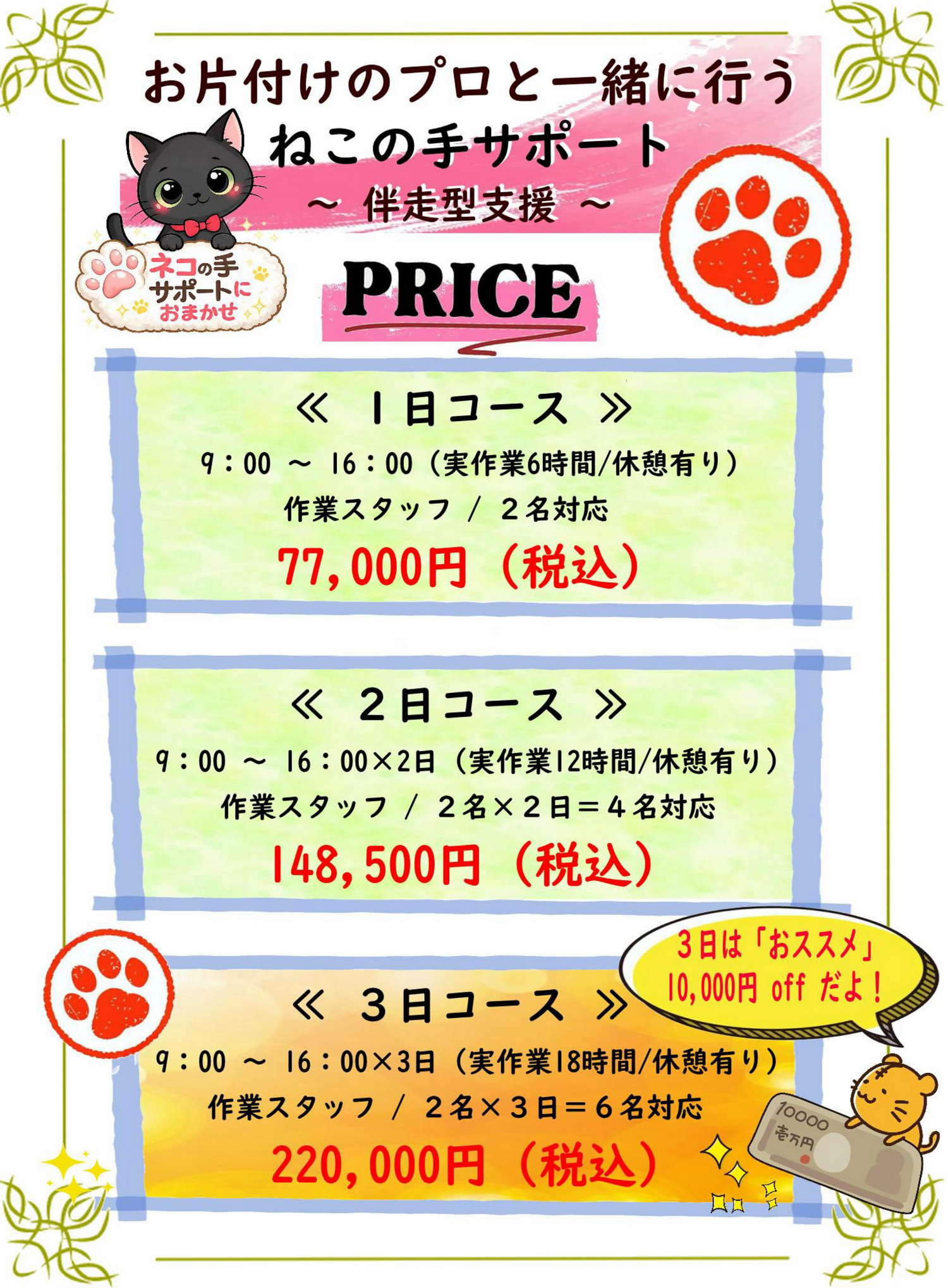 ねこの手サポート